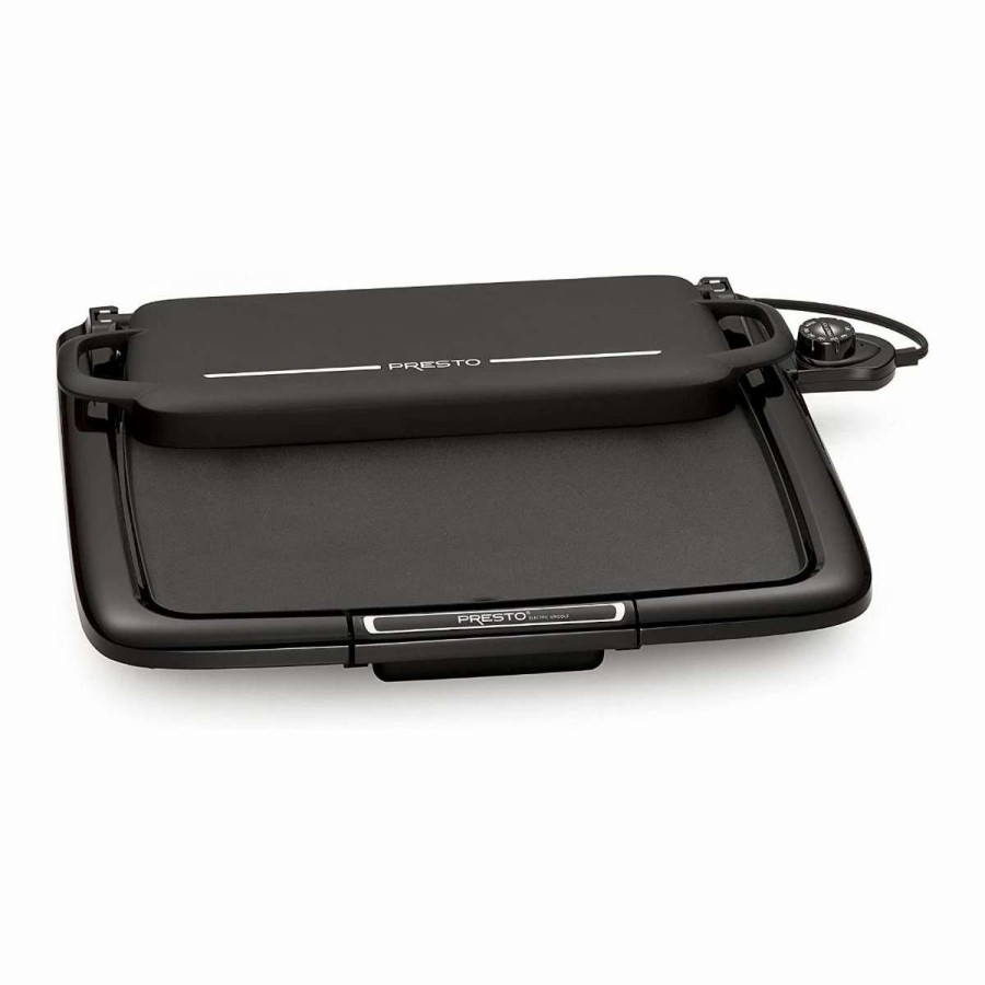 Frying, Grilling & Cooking * | Deals Presto Cool-Touch Electric Griddle/Warmer Plus | 14 X 15 Black