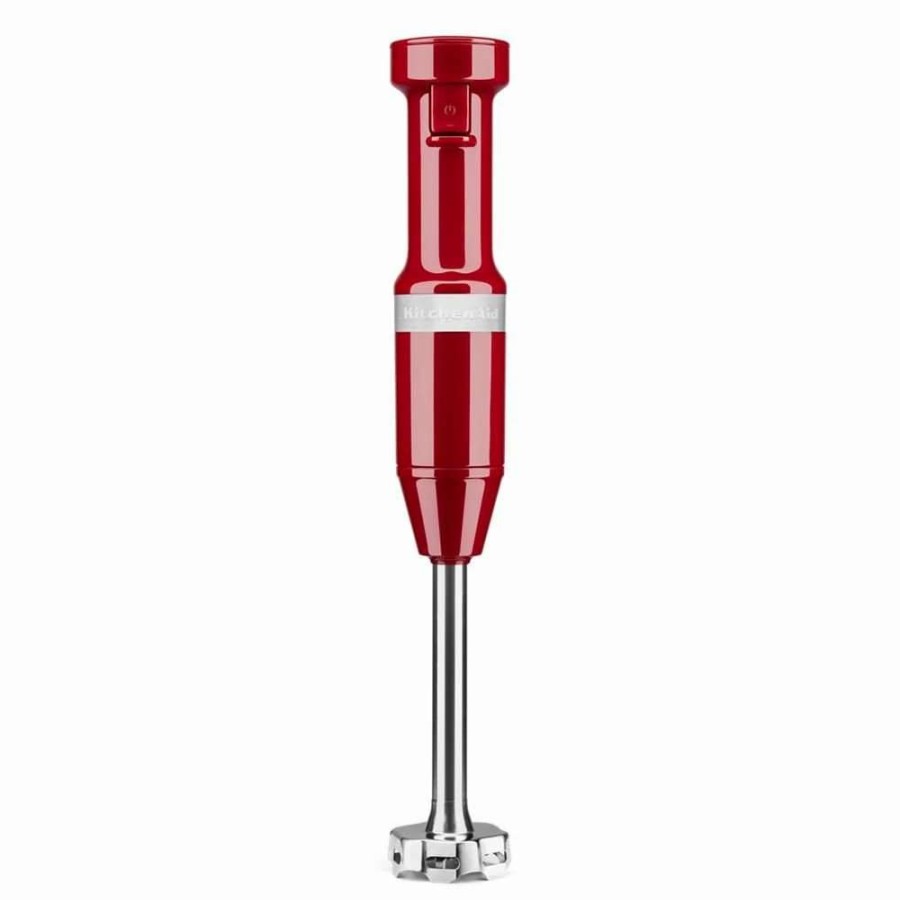 Blending & Drinks * | Flash Sale Kitchenaid Variable Speed Corded Hand Blender |Empire Red Red