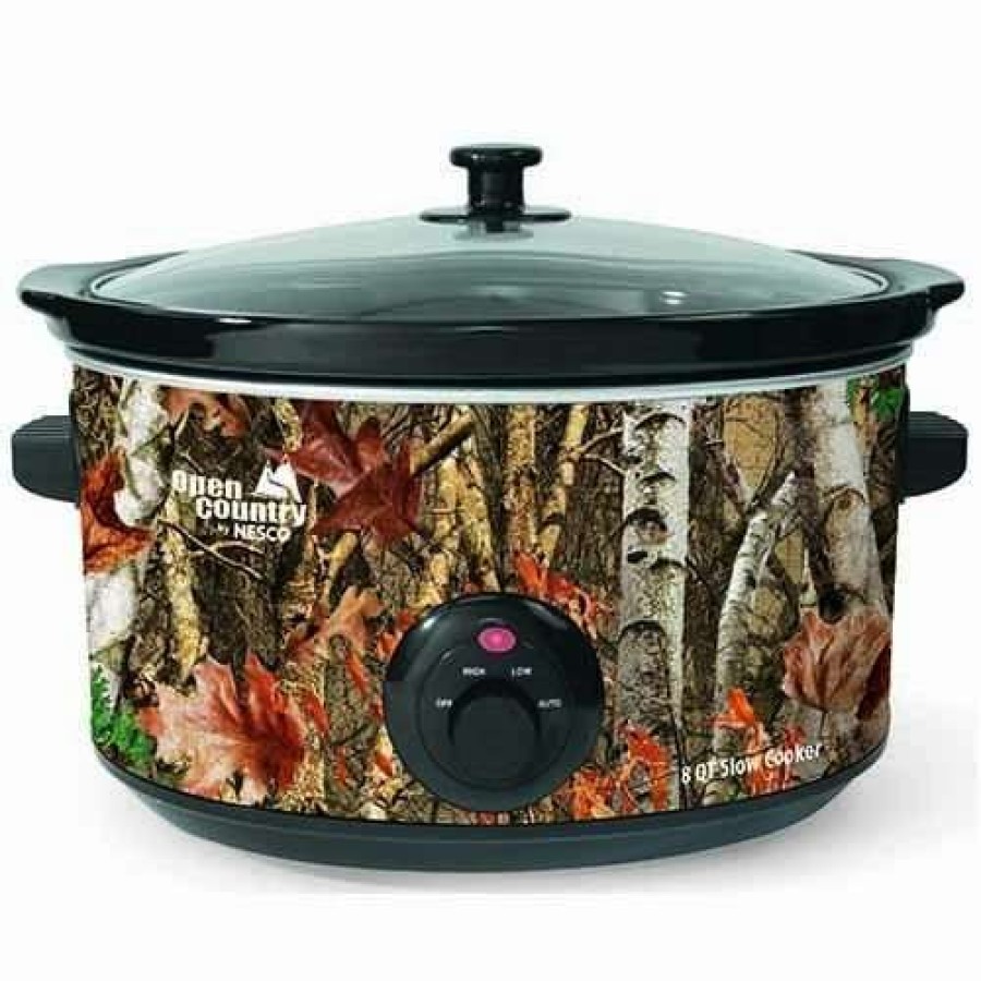 Frying, Grilling & Cooking * | Coupon Nesco / American Harvest Nesco 8 Quart Slow Cooker | Camouflage Assorted