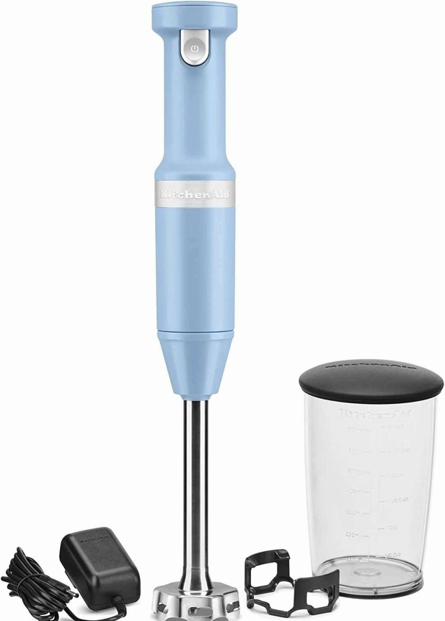 Blending & Drinks * | Coupon Kitchenaid Variable Speed Cordless Hand Blender | Blue Velvet Blue