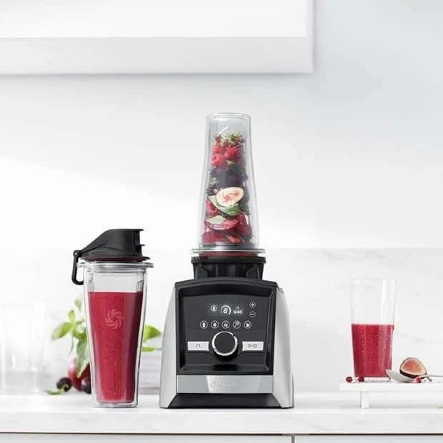 Blending & Drinks * | Brand New Vitamix Ascent Series 20 Oz. Blending Cup With Lid Clear & Black