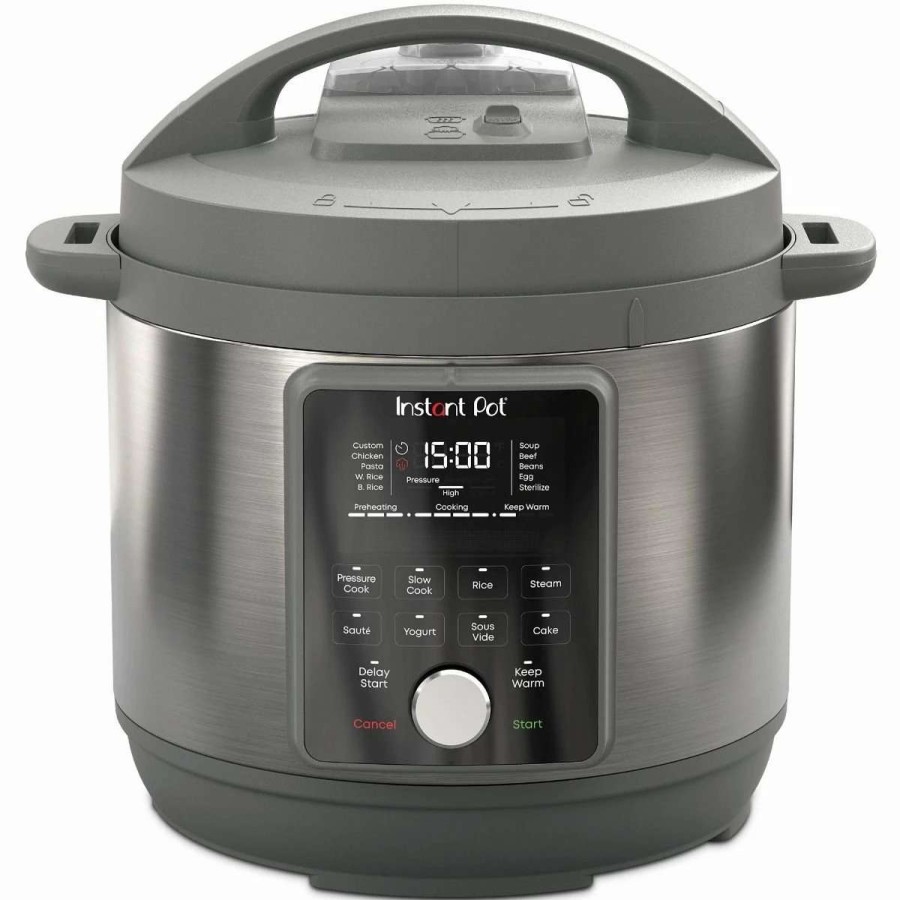 Frying, Grilling & Cooking * | Outlet Instant Pot Duo Plus Pressure Cooker | 6-Quart Gray