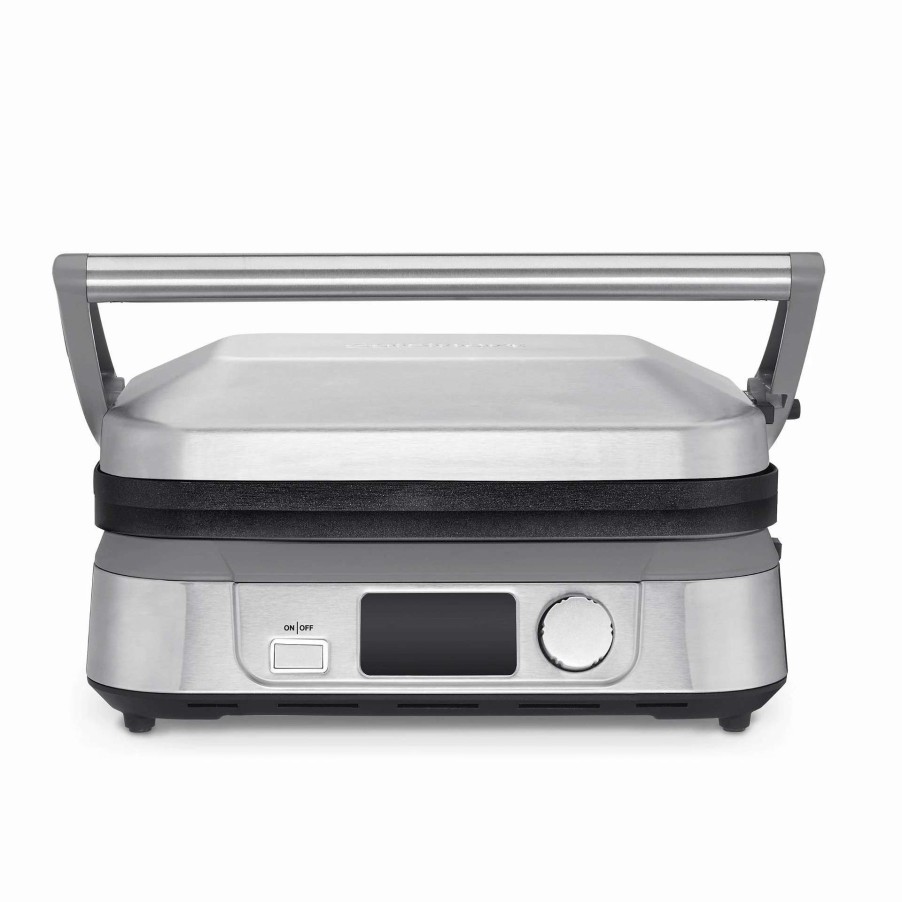 Frying, Grilling & Cooking * | Flash Sale Cuisinart Griddler Five | Stainless Steel Silver, Stainless Steel