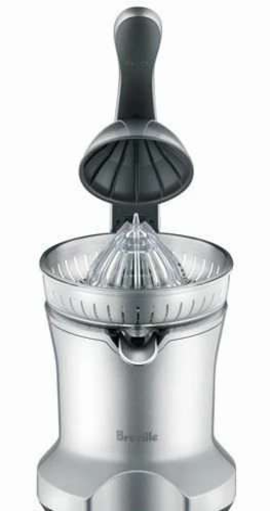 Blending & Drinks * | Best Deal Breville The Citrus Press Motorized Juicer | Silver Silver