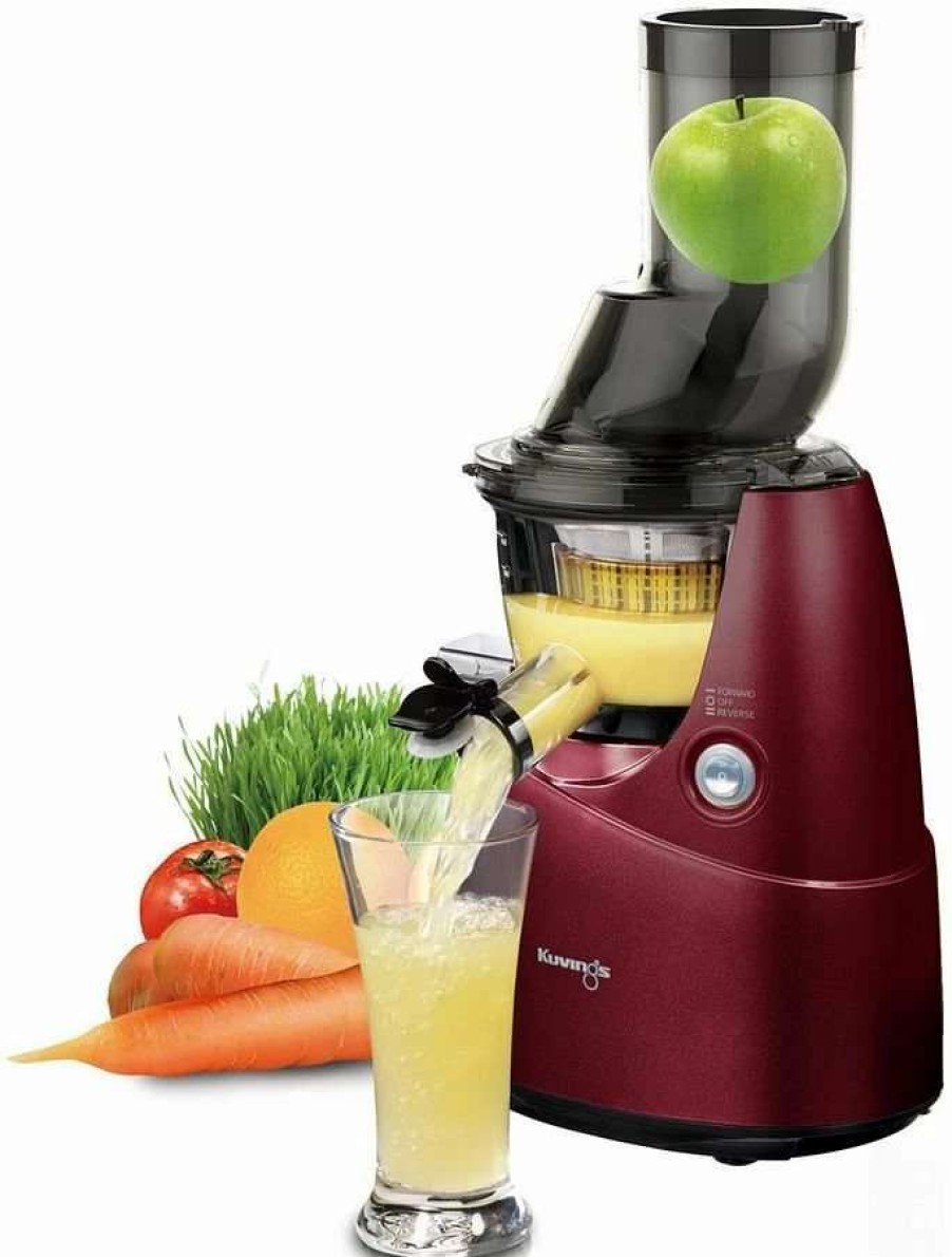 Blending & Drinks * | Budget Kuvings Juicer Kuvings Whole Slow Juicer Purple Red Red