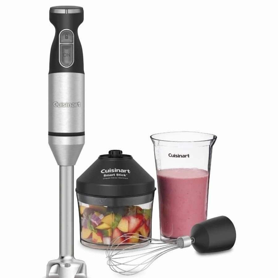 Blending & Drinks * | Promo Cuisinart Smart Stick Variable Speed Hand Blender | Silver Silver