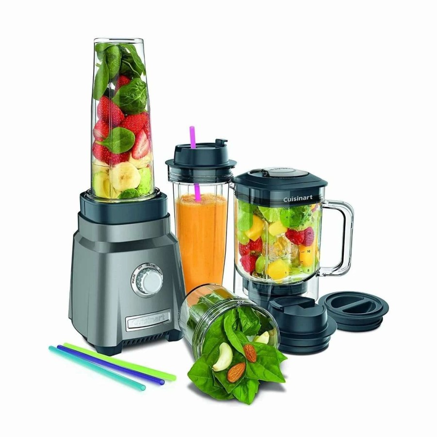 Blending & Drinks * | New Cuisinart Hurricane Compact Juicing Blender | Gun Metal Gray