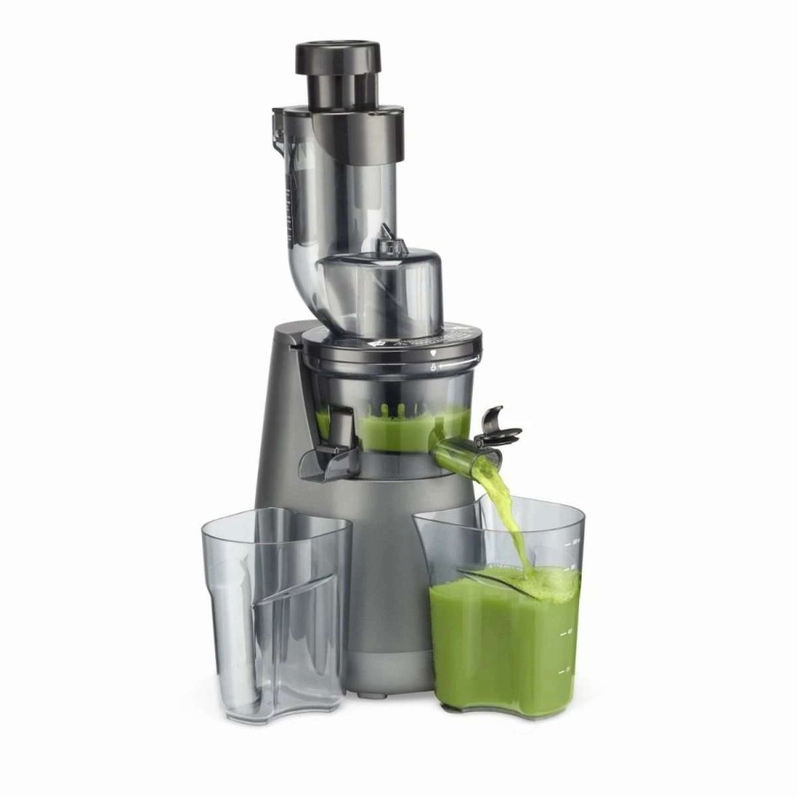 Blending & Drinks * | Best Sale Cuisinart Easy Clean Slow Juicer Gray