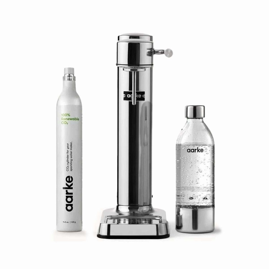 Blending & Drinks * | Promo Aarke Carbonator Iii With Co2 Cylinder | Stainless Steel Stainless Steel