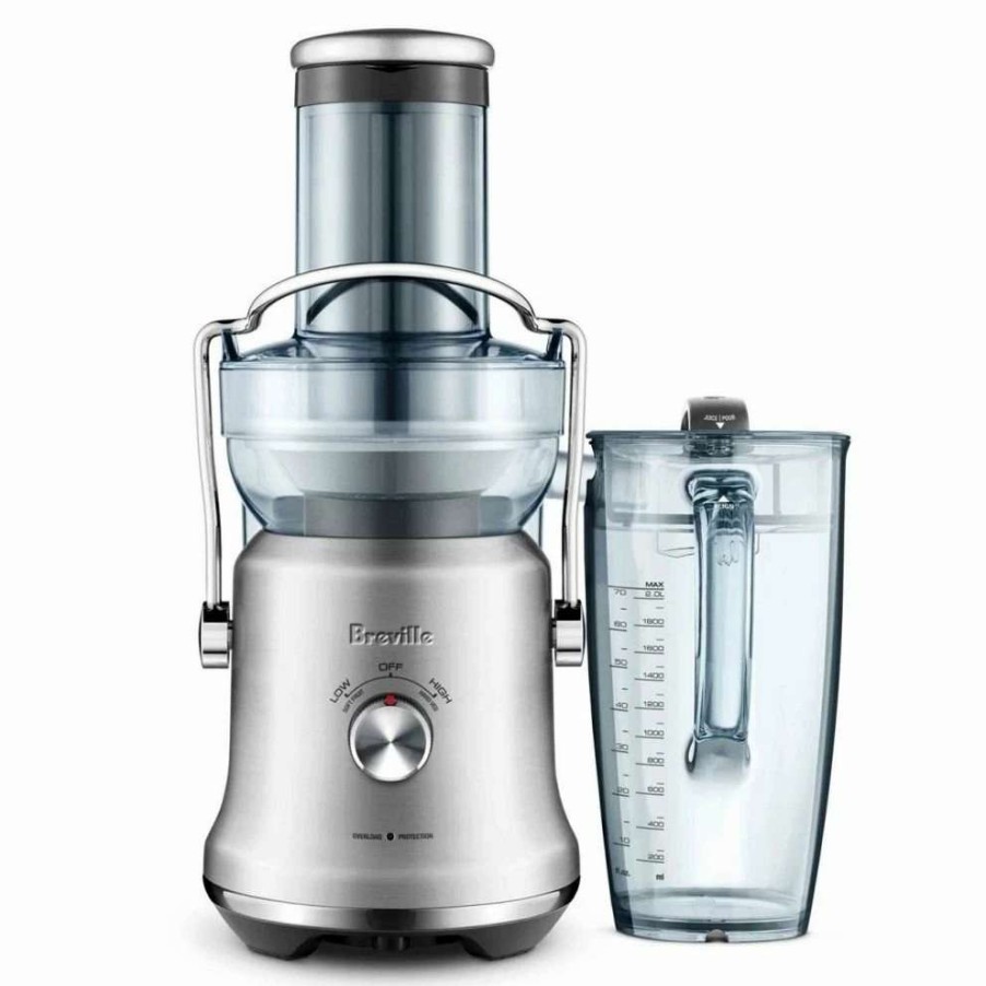 Blending & Drinks * | Outlet Breville The Juice Fountain Cold Plus Centrifugal Juicer | Brushed Stainless Steel Stainless Steel