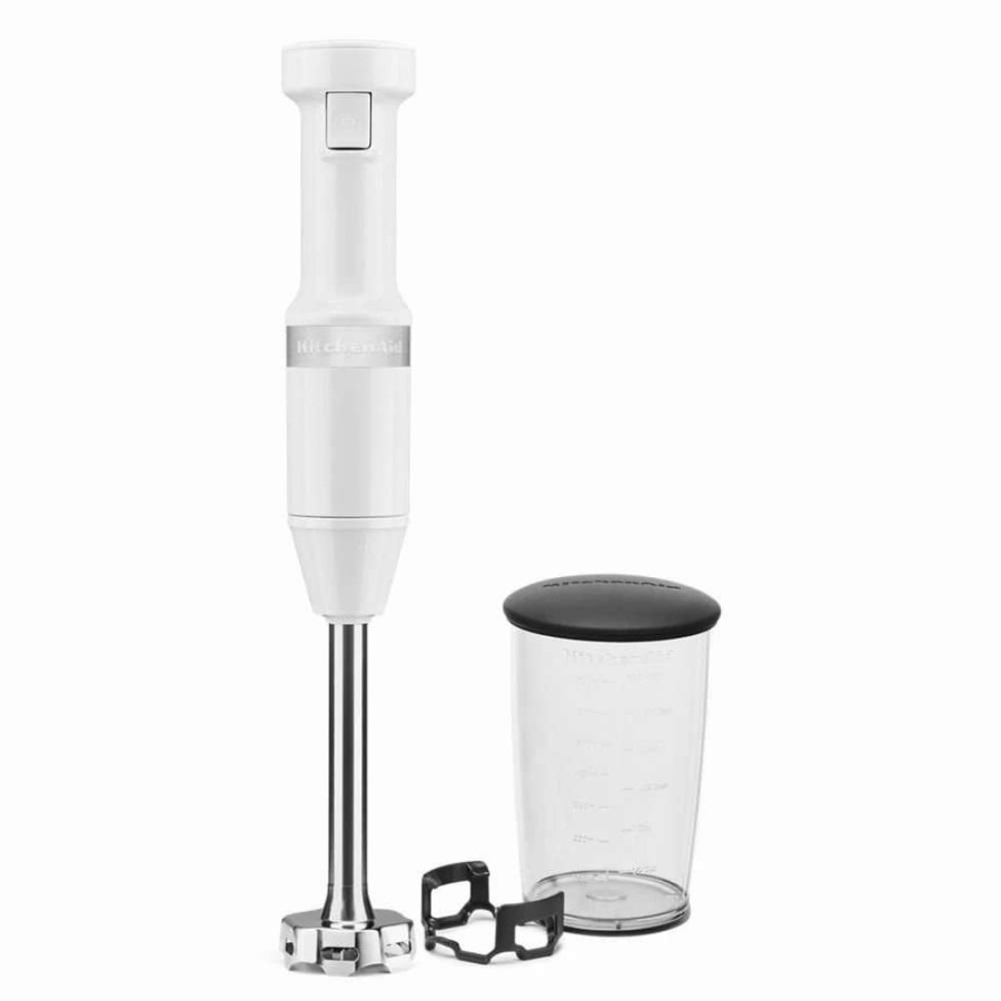 Blending & Drinks * | Best Pirce Kitchenaid Variable Speed Corded Hand Blender | White White