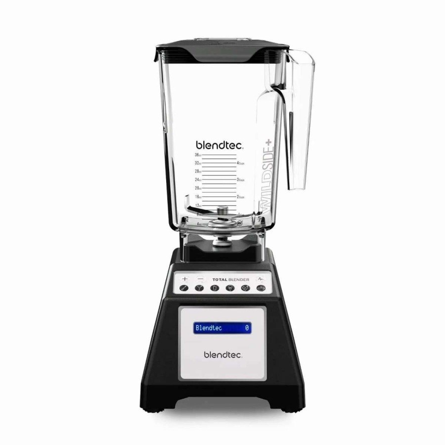 Blending & Drinks * | Brand New Blendtec Home Total Blender With Wildside Jar | Black Black