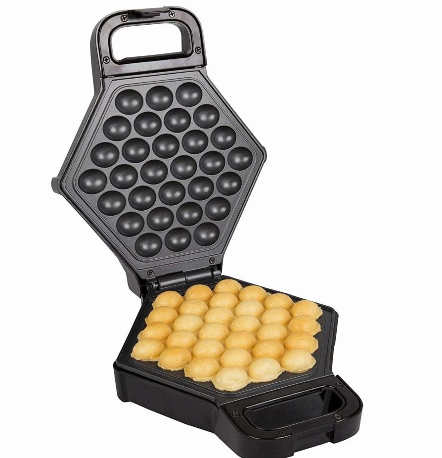 Frying, Grilling & Cooking * | Best Reviews Of Cucina Pro Cucinapro Bubble Waffler | Black Black