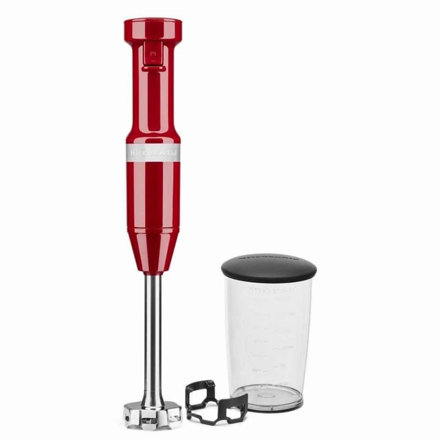 Blending & Drinks * | Promo Kitchenaid Empire Red Small Appliances Set | Mini Food Processor, Blender & Hand Mixer Red