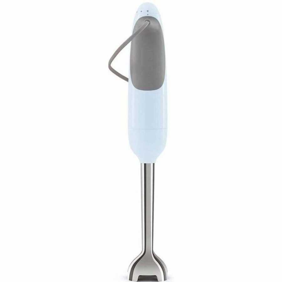 Blending & Drinks * | Flash Sale Smeg Hand Blender | Pastel Blue Blue, Stainless Steel