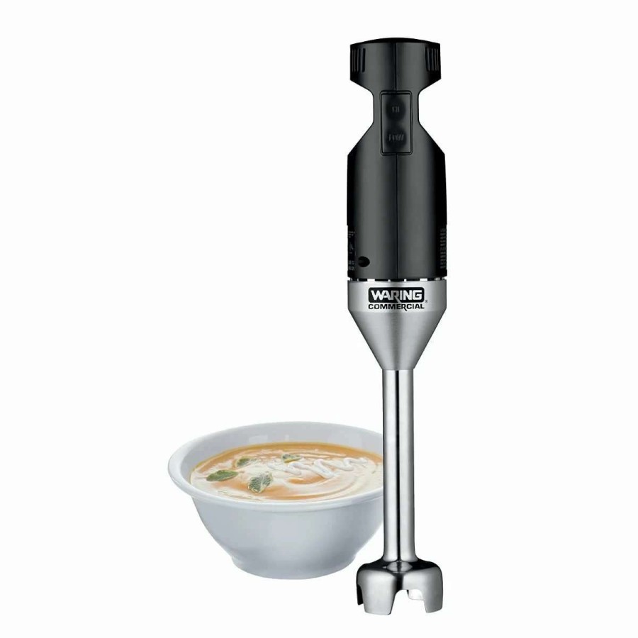 Blending & Drinks * | Best Reviews Of Waring Commercial Waring Quik Stik Immersion Blender Black & Stainless