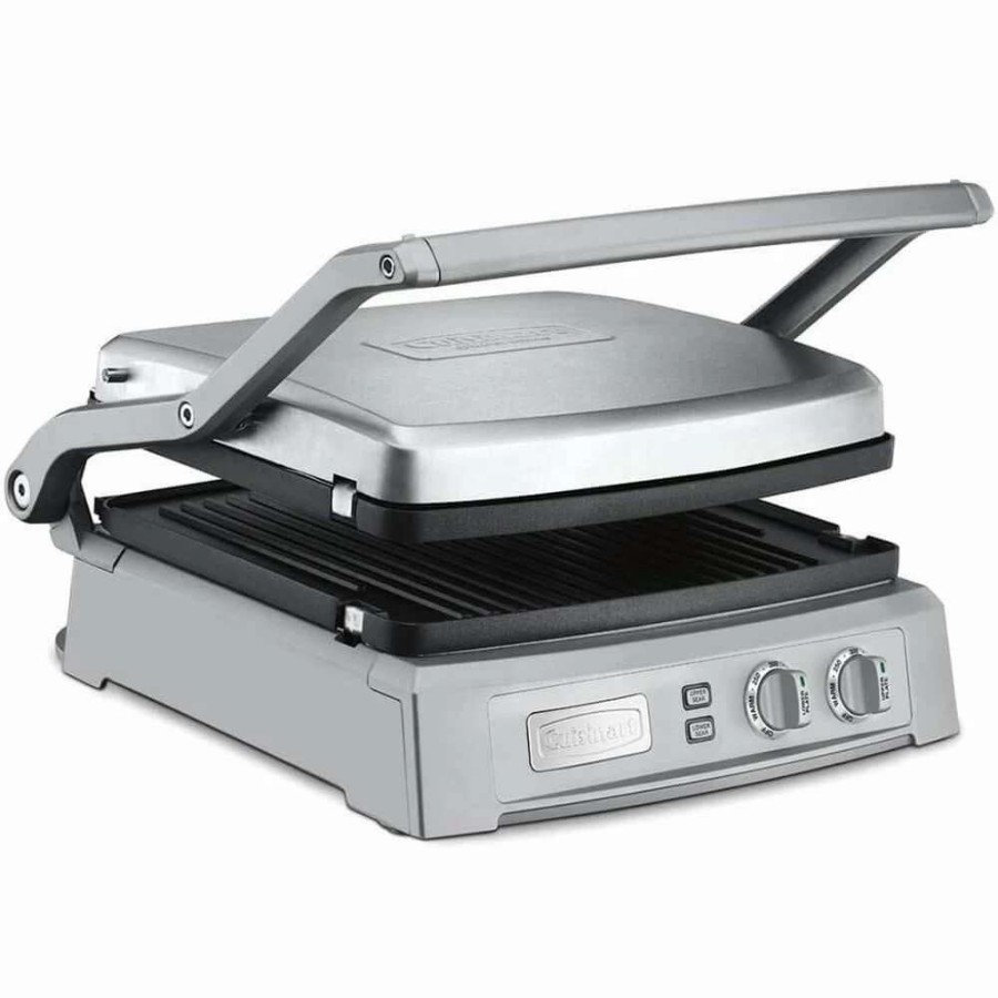 Frying, Grilling & Cooking * | Buy Cuisinart Griddler Deluxe Stainless Steel