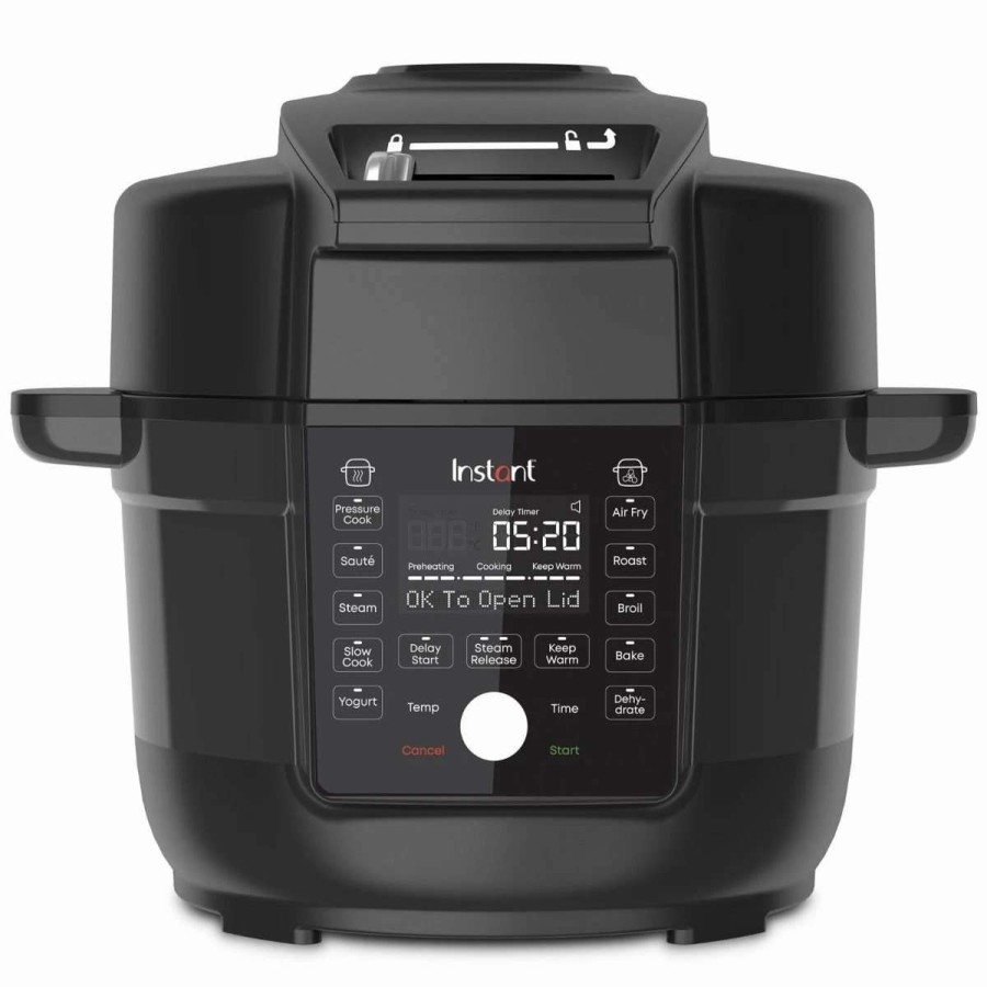 Frying, Grilling & Cooking * | New Instant Pot Duo Crisp With Ultimate Lid | 6-Quart Black