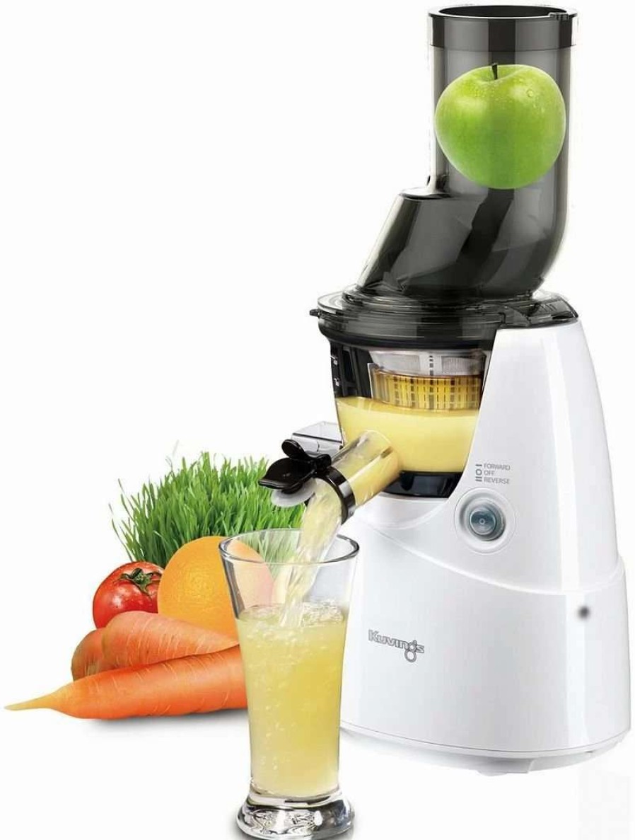 Blending & Drinks * | Buy Kuvings Juicer Kuvings Whole Slow Juicer White White