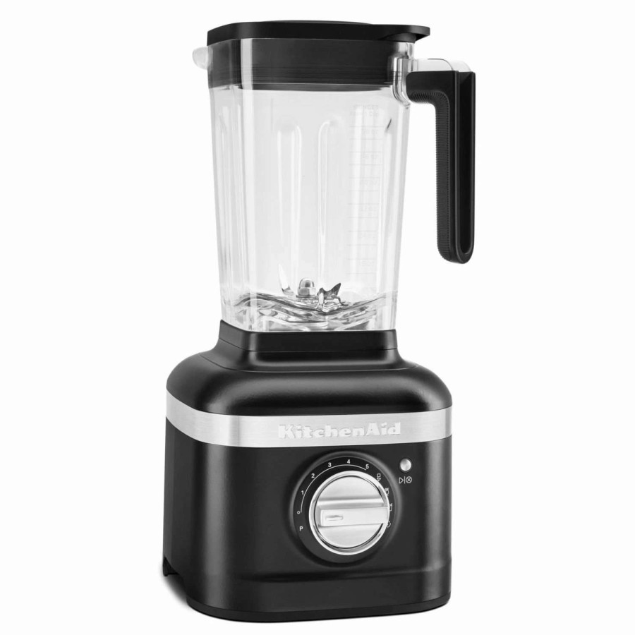 Blending & Drinks * | New Kitchenaid K400 Blender | Black Matte Black, Stainless Steel