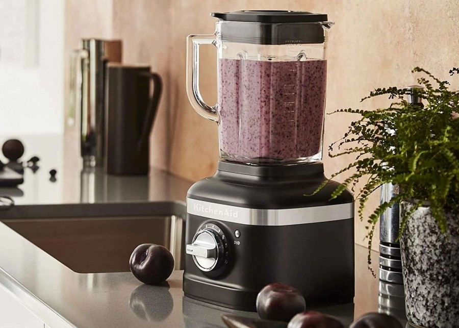 Blending & Drinks * | New Kitchenaid K400 Blender | Black Matte Black, Stainless Steel