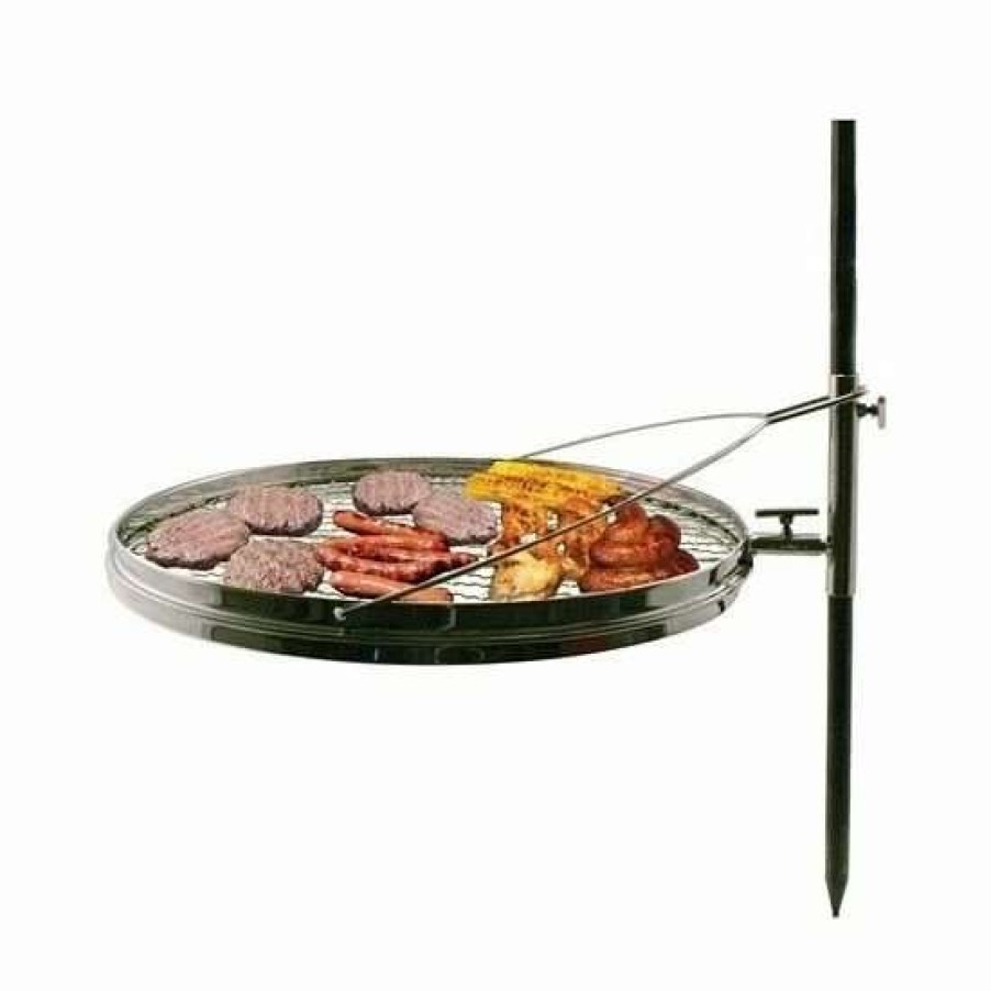 Frying, Grilling & Cooking * | Deals Camerons Products Fire Pit Grill Silver