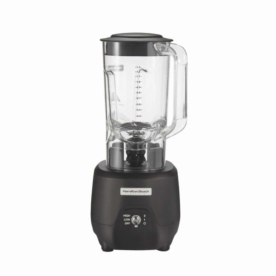 Blending & Drinks * | Cheapest Hamilton Beach Commercial Hamilton Beach 2-Speed Bar Blender (1 Hp): 44Oz Poly Jar Black