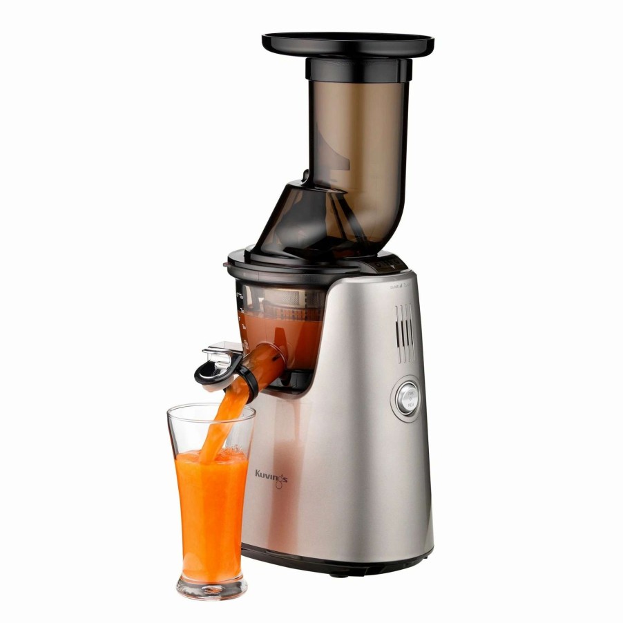 Blending & Drinks * | Best Pirce Kuvings Juicer Kuvings Whole Slow Elite Juicer Silver Black & Stainless