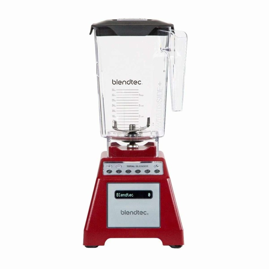 Blending & Drinks * | Promo Blendtec Home Total Blender With Wildside Jar | Pomegranate Red