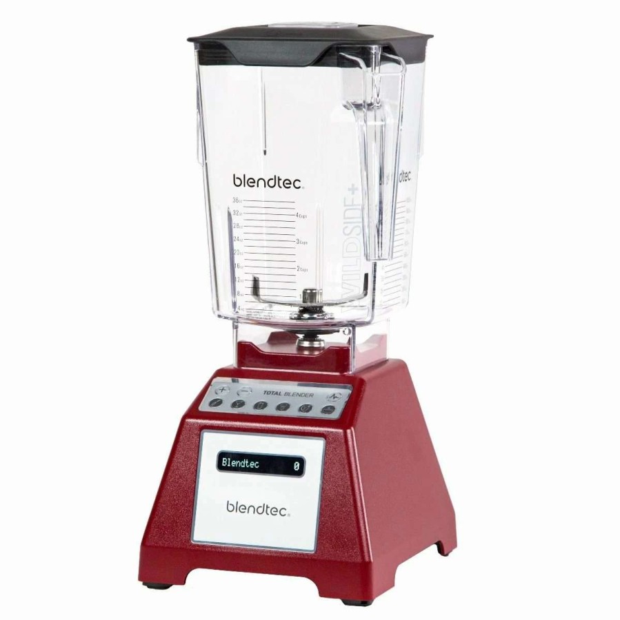 Blending & Drinks * | Promo Blendtec Home Total Blender With Wildside Jar | Pomegranate Red