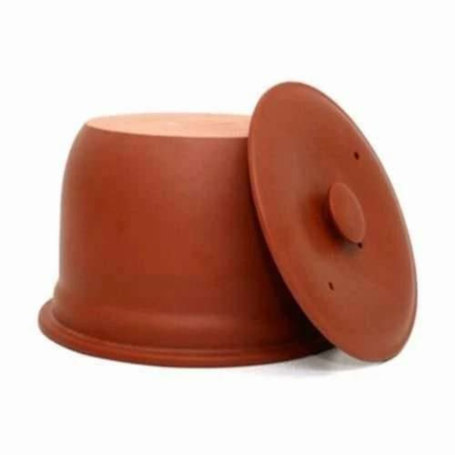 Frying, Grilling & Cooking * | Wholesale Vitaclay Replacement Clay Pot W Lid 6 Cup Natural