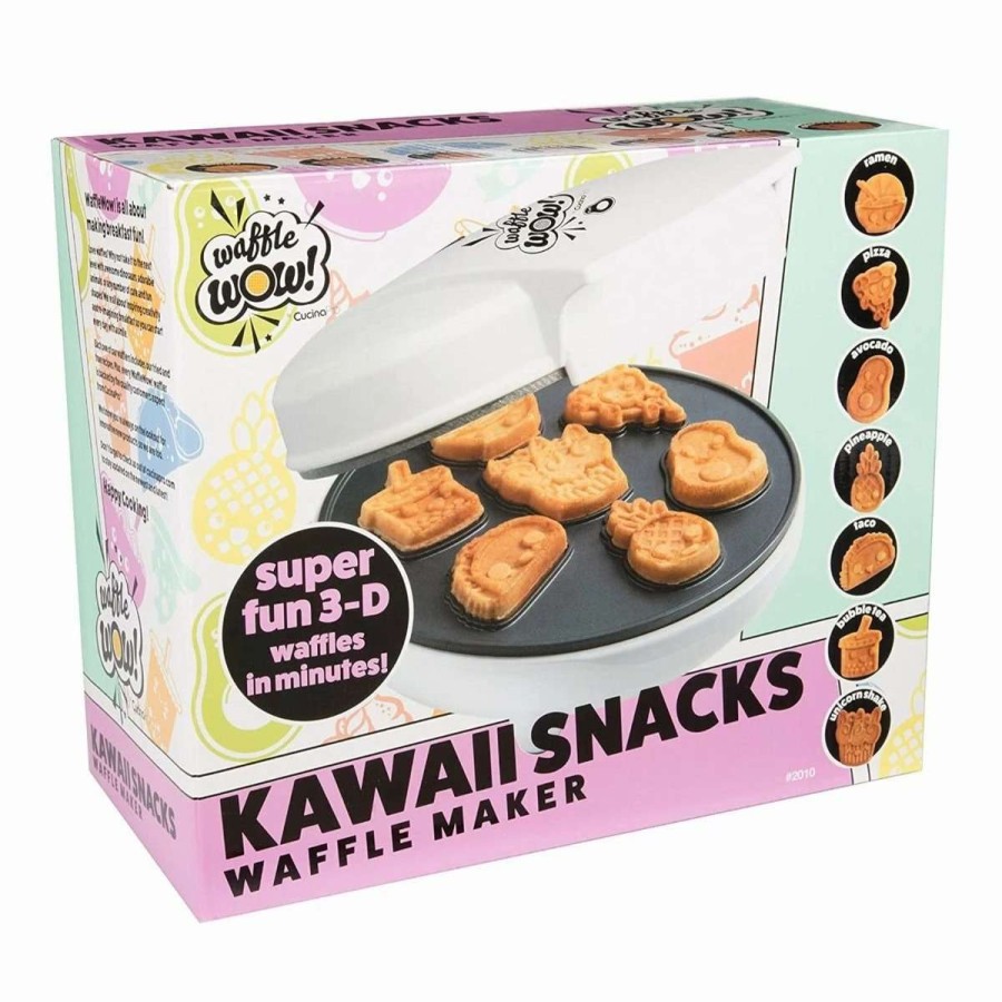 Frying, Grilling & Cooking * | Deals Cucina Pro Cucinapro Waffle Maker | Kawaii Snacks White