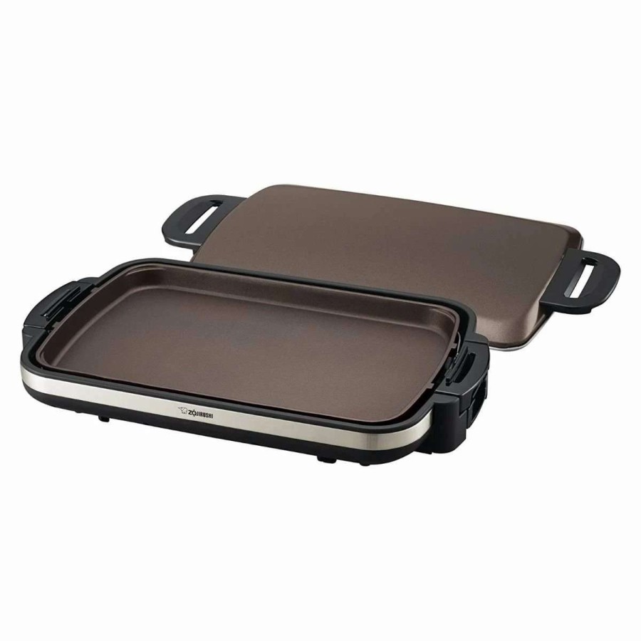 Frying, Grilling & Cooking * | Buy Zojirushi Gourmet Sizzler Electric Griddle Brown