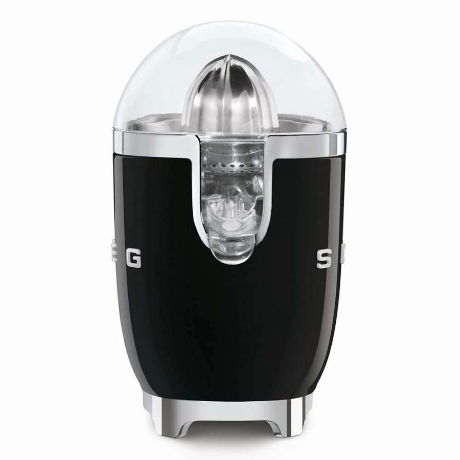 Blending & Drinks * | Promo Smeg Citrus Juicer | Black Black