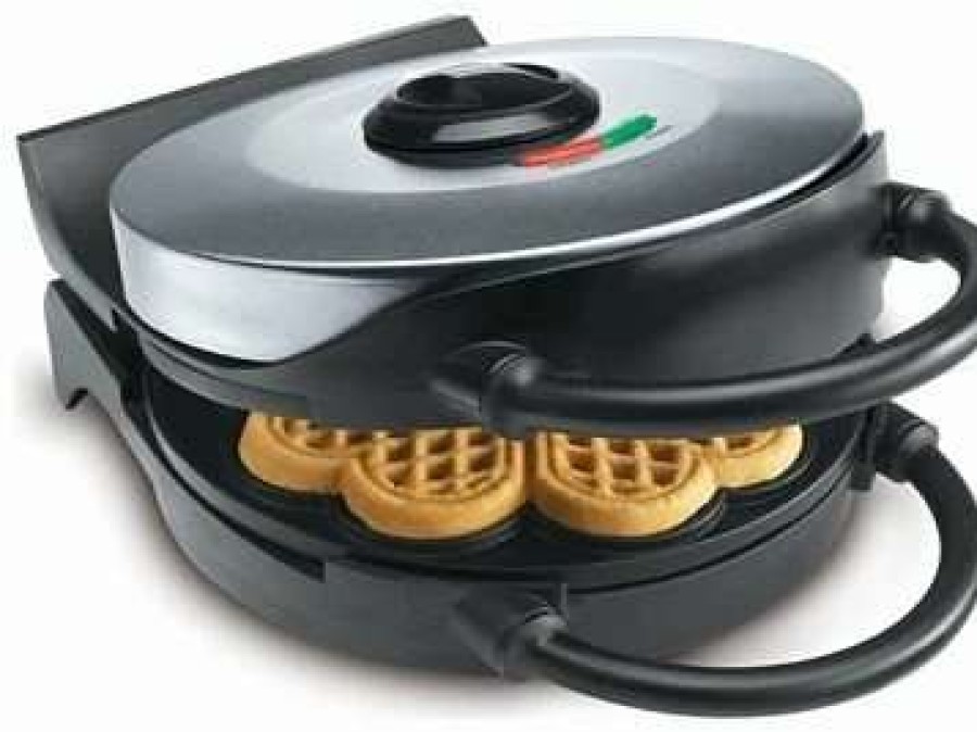 Frying, Grilling & Cooking * | Hot Sale Cucina Pro Cucinapro Classic Waffle Makers Multiple Types Available Black