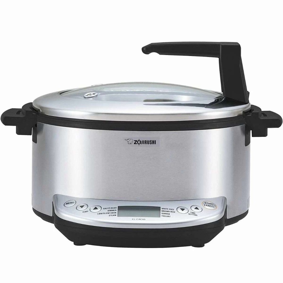 Frying, Grilling & Cooking * | Discount Zojirushi 6 Qt. Multicooker Stainless Steel