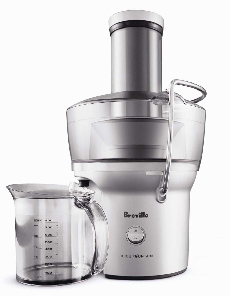 Blending & Drinks * | Cheap Breville The Juice Fountain Compact Centrifugal Juicer | Silver Silver