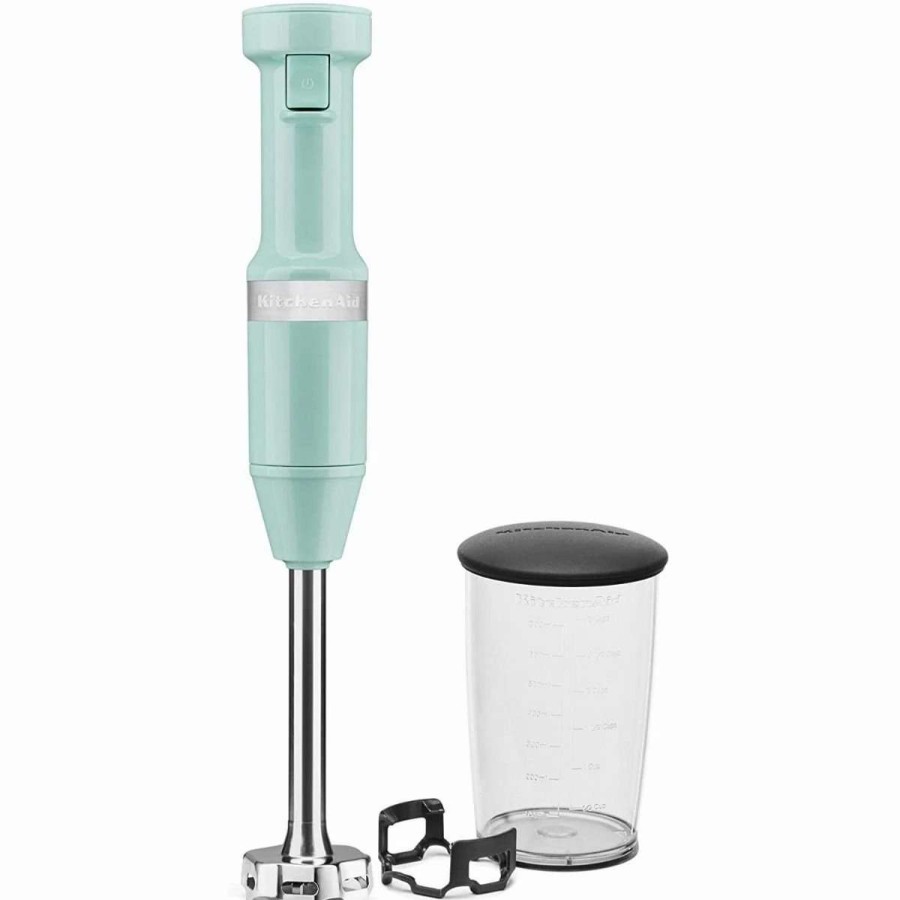 Blending & Drinks * | New Kitchenaid Variable Speed Corded Hand Blender | Ice Blue