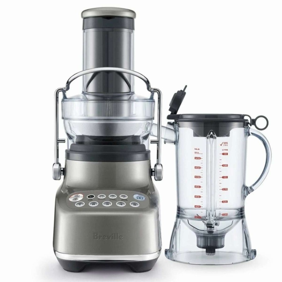 Blending & Drinks * | Best Deal Breville The 3X Bluicer Blender Gray