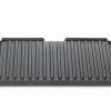 Frying, Grilling & Cooking * | Wholesale Breville Smart Grill Replacement Plate | Ribbed Plate Black