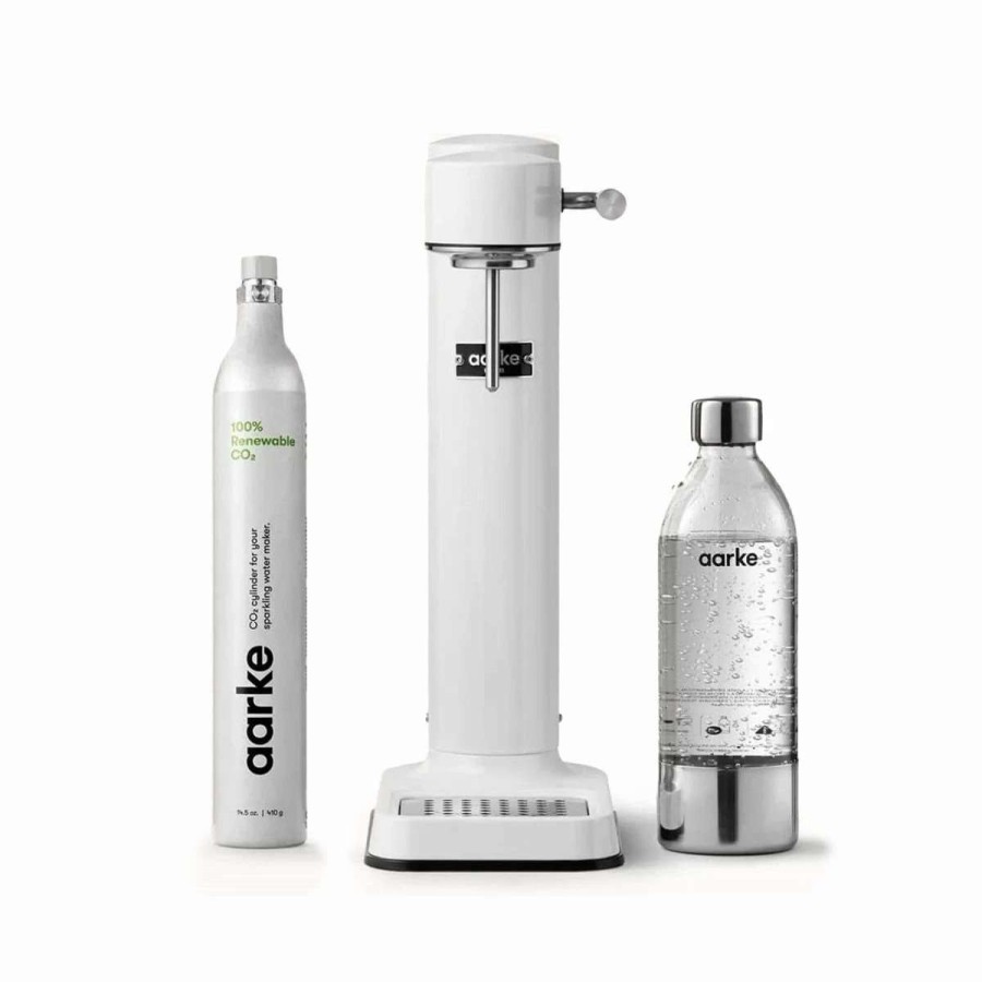 Blending & Drinks * | Flash Sale Aarke Carbonator Iii With Co2 Cylinder | White White