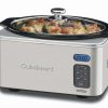 Frying, Grilling & Cooking * | Coupon Cuisinart 6.5-Quart Programmable Slow Cooker Silver