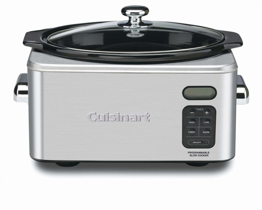 Frying, Grilling & Cooking * | Coupon Cuisinart 6.5-Quart Programmable Slow Cooker Silver