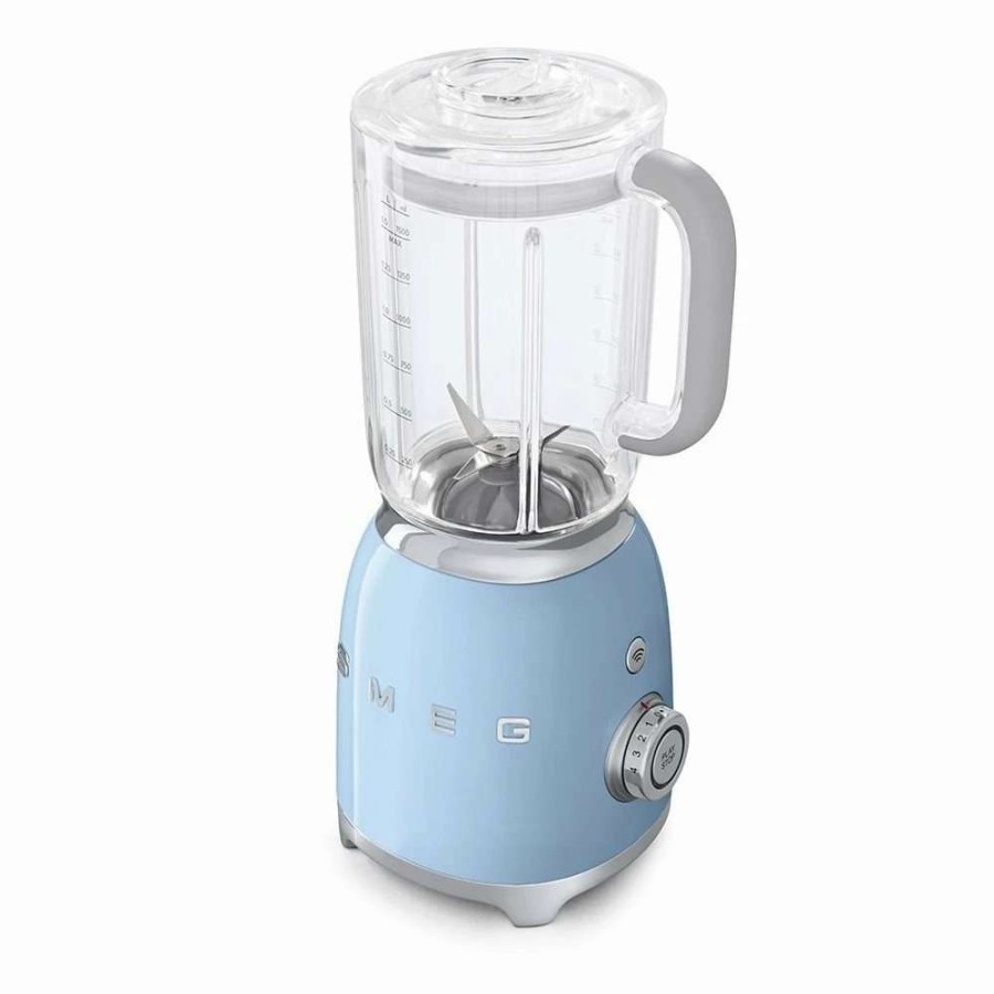 Blending & Drinks * | Buy Smeg Blender | Pastel Blue Assorted