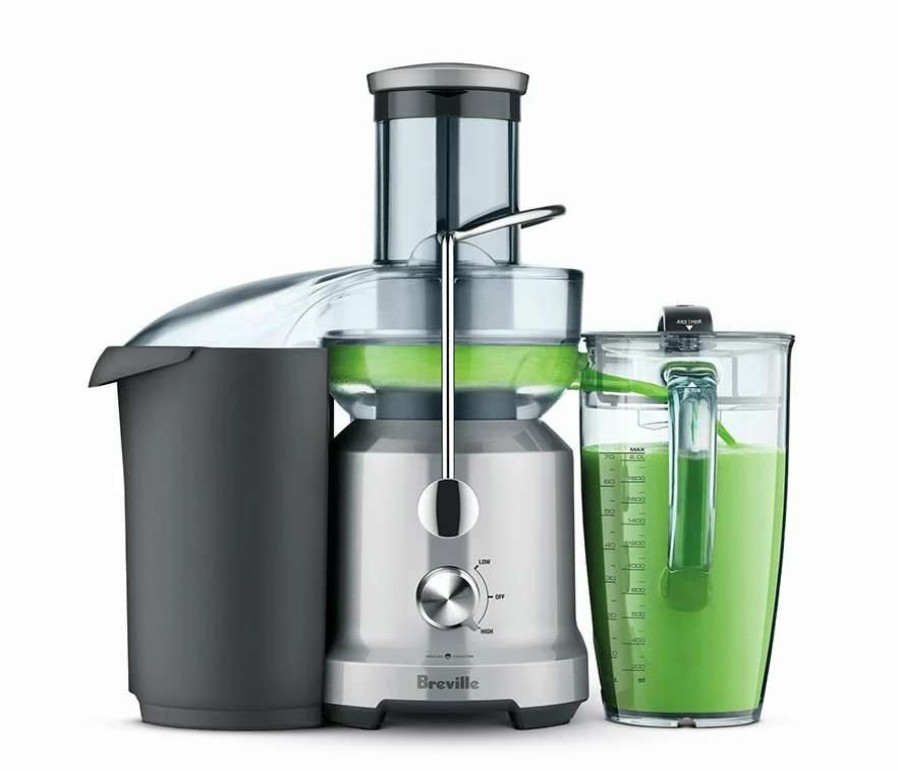 Blending & Drinks * | Brand New Breville The Juice Fountain Cold Centrifugal Juicer | Silver Silver