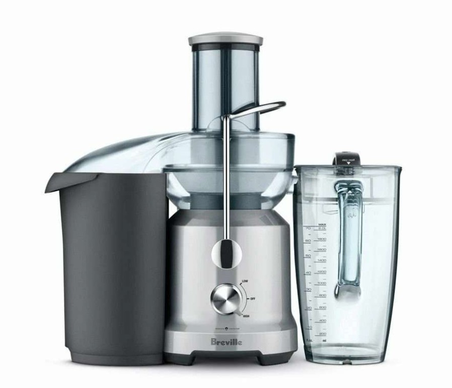 Blending & Drinks * | Brand New Breville The Juice Fountain Cold Centrifugal Juicer | Silver Silver