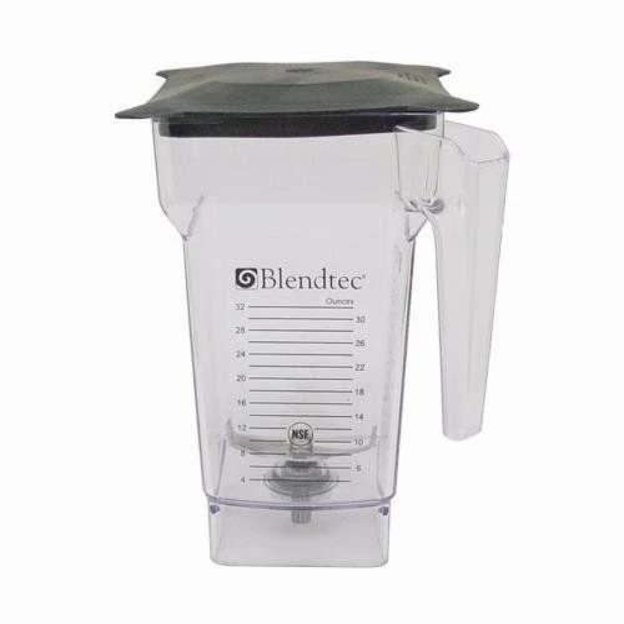 Blending & Drinks * | Buy Blendtec Commercial Fourside Blender Jar | 64 Oz With Hard Lid Clear