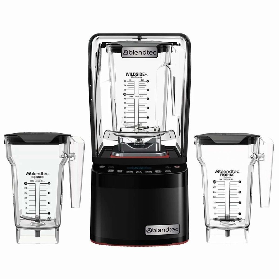 Blending & Drinks * | Wholesale Blendtec Commercial Stealth 885 Blender + Ultimate Blender Jar Bundle Black & Stainless