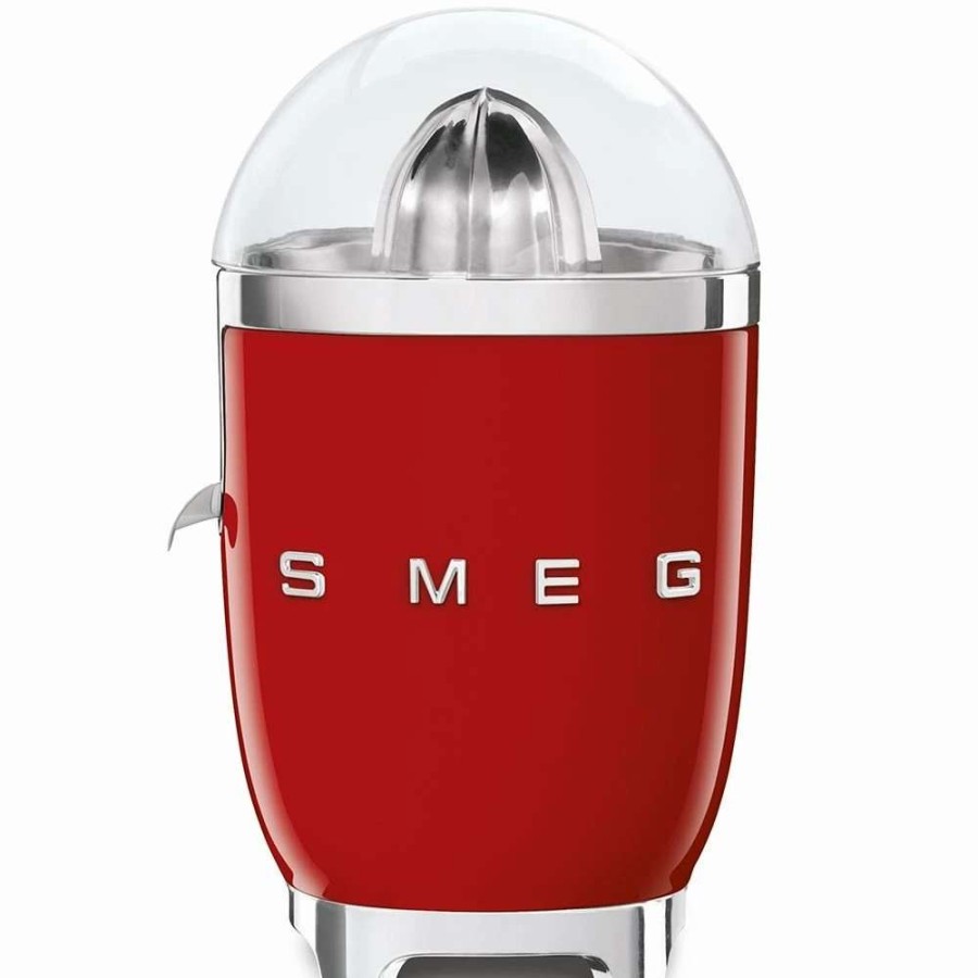 Blending & Drinks * | Deals Smeg Citrus Juicer | Red Red