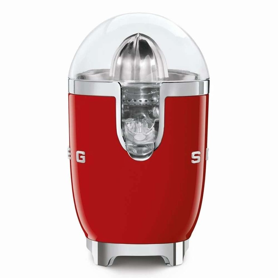 Blending & Drinks * | Deals Smeg Citrus Juicer | Red Red